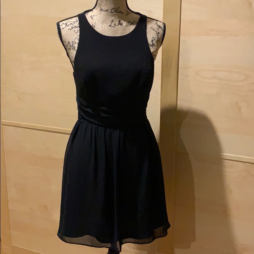 BCBGeneration Black Sleeveless Fit-and-Flare Dress NWT